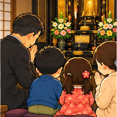 亡父・亡母・亡夫のイメージ