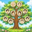 直系・傍系のイメージ