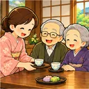 義理の祖父母のイメージ