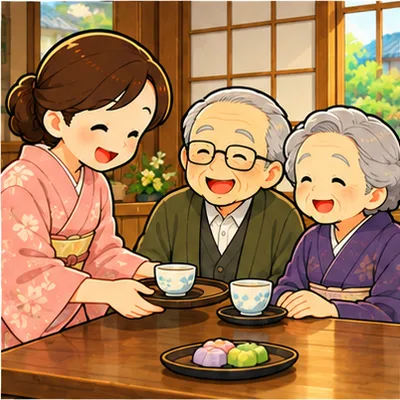 義理の祖父母のイメージ