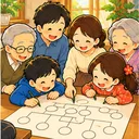 家系図の書き方・見方のイメージ