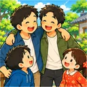 親のいとこ（いとこおじ・いとこおば）のイメージ