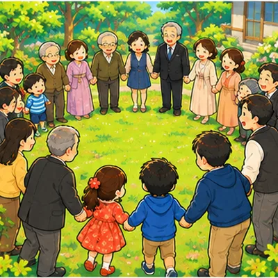 親族の範囲のイメージ