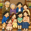 尊属・卑属のイメージ