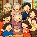 玄孫（やしゃご）のイメージ
