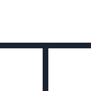 家系図の線：T字（下へ分かれる）