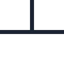家系図の線：T字（上へ分かれる）